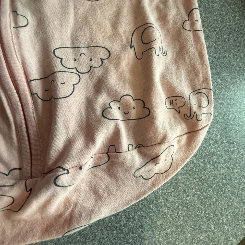 sleep sack Carter’s Baby Sleep Sack  Pink Elephant & Cloud Print Size Small 0 6M